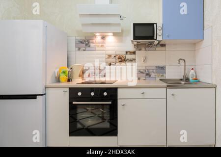 kitchen, domestic kitchen, kitchens, domestic kitchens Stock Photo