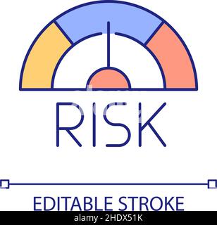 Risk management RGB color icon Stock Vector Image & Art - Alamy