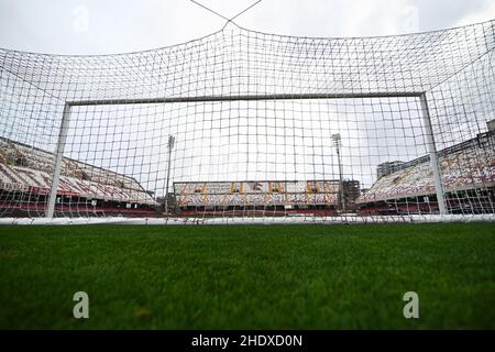 SALERNO, ITALY - JANUARY 06: A general view of the Stadio Arechi before the beginning the Serie A match between US Salernitana and Venezia FC at Stadi Stock Photo