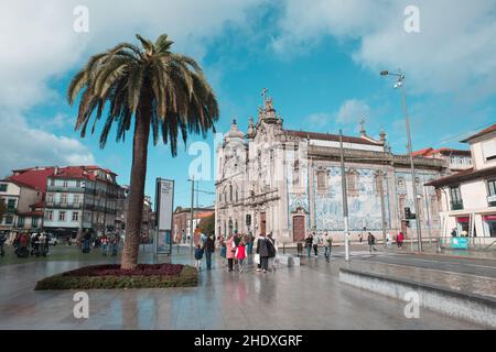 Igreja do Carmo, Porto, Portugal Stock Photo