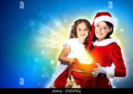 magic, mrs claus, wishes, magics, wish Stock Photo