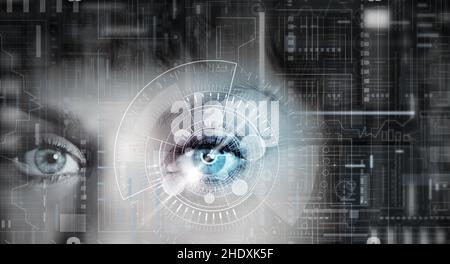 eye, data, digital, identity, eyes, datas, digitals, identities Stock Photo