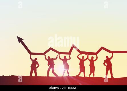 economy, success, rising, economies Stock Photo