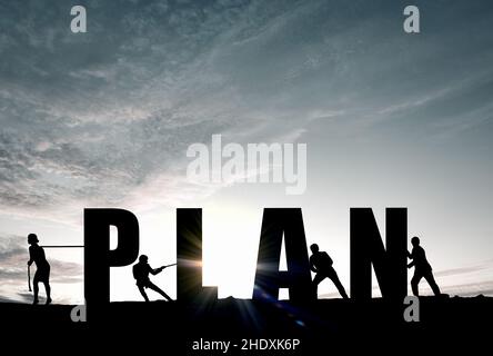 plan, strategy, planning, plans, project, projects, strategies Stock Photo