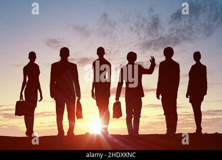team, staff, colleagues, teams, staffs, colleague Stock Photo