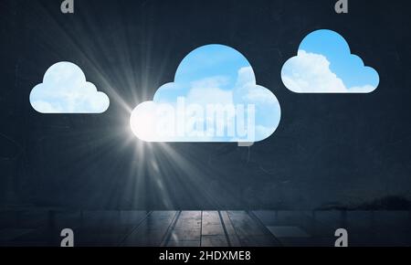 clouds, cloud-computing, cloud Stock Photo