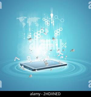 progress, data, digital, digitization, big data, progression, datas, digitals Stock Photo