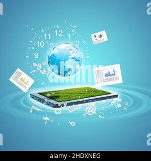 worldwide, digitization, business plan, big data, worldwides Stock Photo