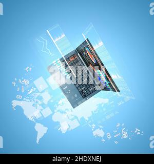 balance sheet, strategy, business development, digitization, business plan, business figures, balance sheets, strategies, business developments Stock Photo