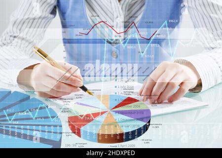 analysis, data acquisition, pie chart, analyses, data acquisitions, pie charts Stock Photo