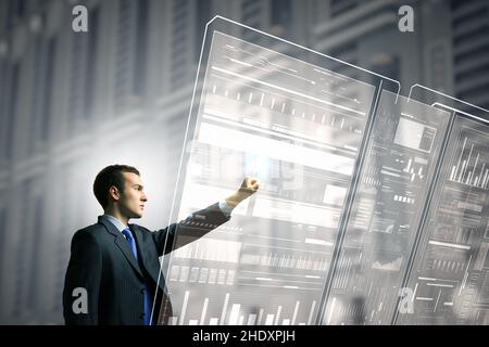touchscreen, computer technology, enabling, interface, touchscreens, computer technologies, activate, activating, interfaces Stock Photo