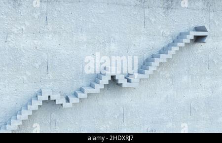 success, upward, up, upwards Stock Photo