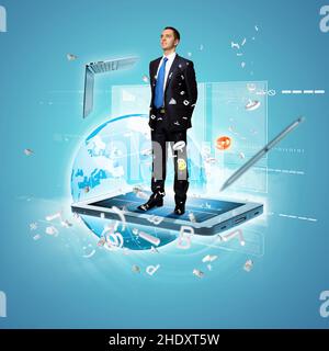 internet, globalization, workplace, digitization, internets, web, globalisation, globalizations, workplaces, workstation Stock Photo
