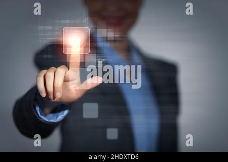touchscreen, virtual, enabling, interface, touchscreens, virtuals, activate, activating, interfaces Stock Photo