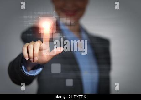 digital, touchscreen, enabling, interface, digitals, touchscreens, activate, activating, interfaces Stock Photo