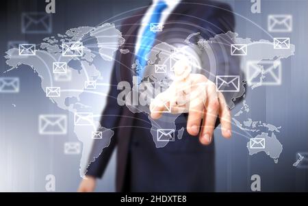message, send, email, messages, sends, emails Stock Photo