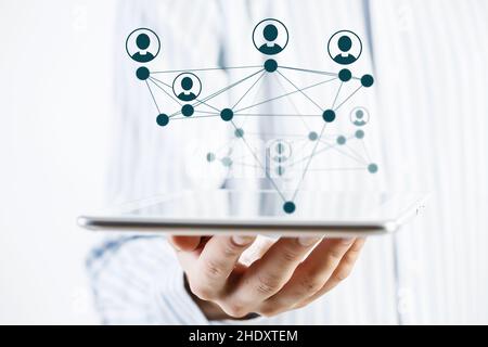 network, contact, networking, networks, contacts Stock Photo