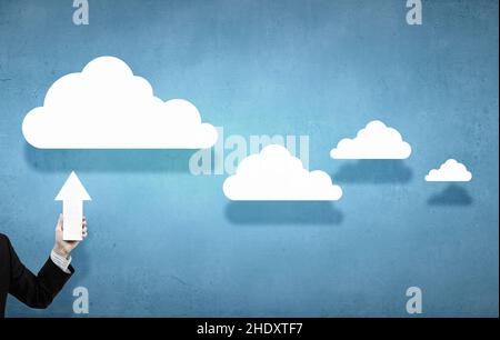 direction, cloud, directions Stock Photo