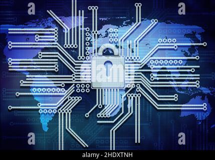 data, send, encryption, datas, sends, encryptions Stock Photo