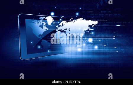 online, worldwide, data transfer, onlines, worldwides, data transfers Stock Photo