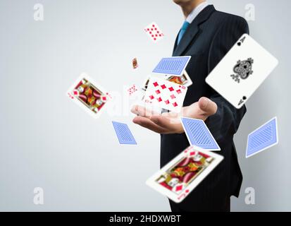 gambling, winning, players, card game, player, card games, cards Stock Photo