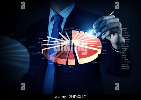 data acquisition, pie chart, market analysis, data acquisitions, pie charts Stock Photo