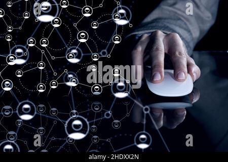 network, contact, user, social network, networks, contacts Stock Photo