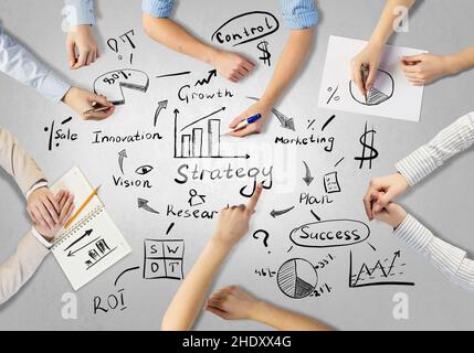 strategy, teamwork, circulation, marketing, strategies, teamworks, circulations Stock Photo