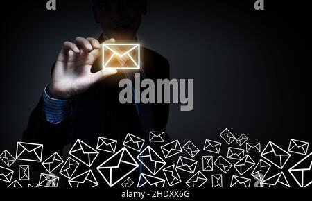 email, spam, newsletter, emails Stock Photo