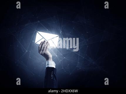 message, online, email, messages, onlines, emails Stock Photo
