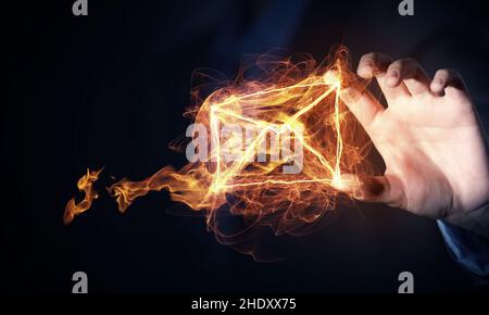 mail, send, email, spam, mails, sends, emails Stock Photo