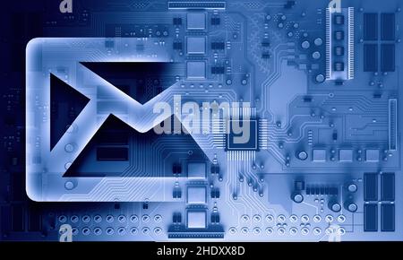 hard drive, email, storage, hard drives, emails, storages Stock Photo