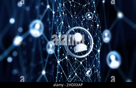 network, user, social network, networks Stock Photo