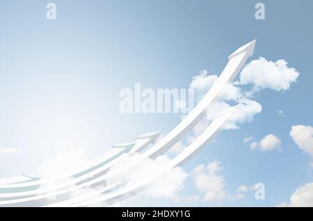 development, upward, increase, positive, developments, upwards, increases, positives Stock Photo