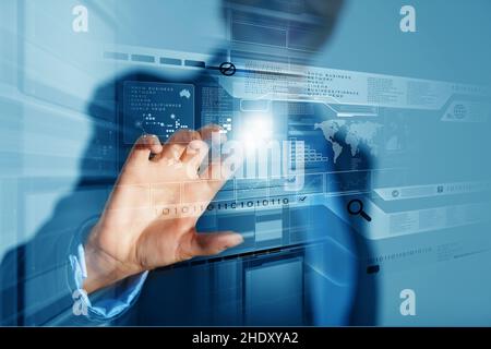 data, cyberspace, multimedia, user, datas, cyberspaces, multimedias Stock Photo