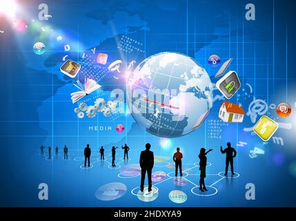 communication, digital, internet, integration, digital age, communications, digitals, internets, web, integrations Stock Photo