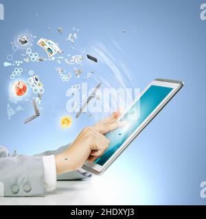 data, digital, send, datas, digitals, sends Stock Photo
