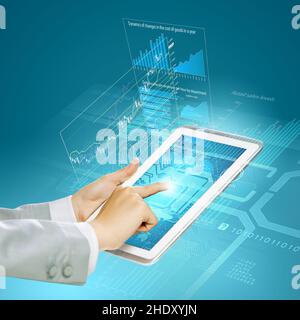 data, display, touchscreen, entering, programming, datas, displays, touchscreens Stock Photo