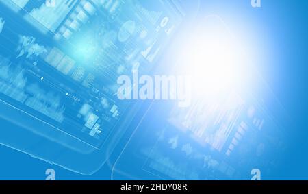 digital, touchscreen, data analysis, digitals, touchscreens Stock Photo