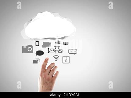 data, send, wlan, cloud, datas, sends, wlans Stock Photo