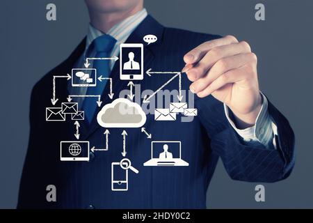 data storage, send, infrastructure, cloud, cloud computing, data storages, sends, infrastructures Stock Photo