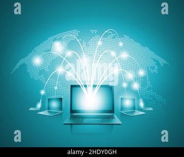 internet, data transfer, internets, web, data transfers Stock Photo