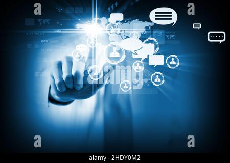 chatting, contact, user, social network, contacts Stock Photo