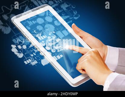 digital, data, visualization, digitals, datas, visualizations Stock Photo