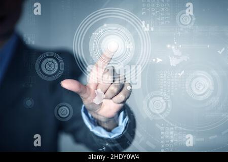 display, interface, enabling, displays, interfaces, activate, activating Stock Photo