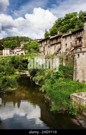The Village of Rupit Stock Photo - Alamy