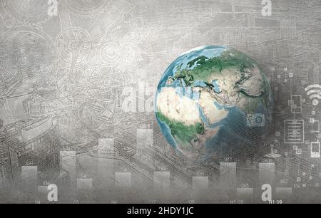 mobile communication, internet, process optimization, mobile communications, internets, web Stock Photo