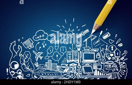 ideas, information, creativity, vision, mind mapping, brainstorming, idea, informations, creativities, visionary, visions Stock Photo
