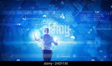 touchscreen, interface, enabling, digitization, touchscreens, interfaces, activate, activating Stock Photo