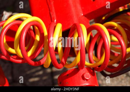 power cable, plastic cable, power cables, power line Stock Photo